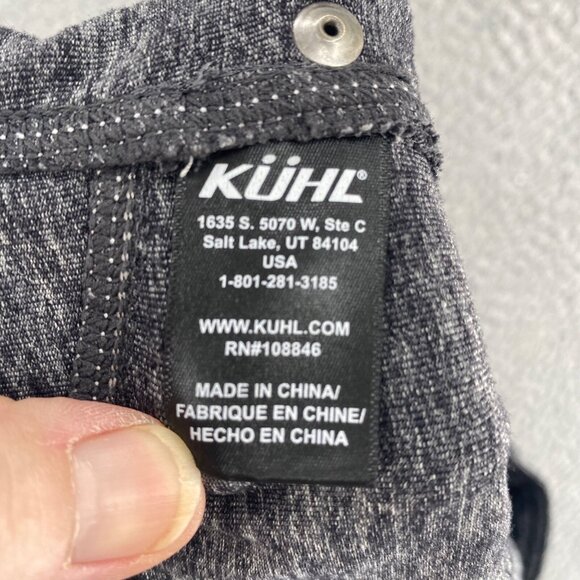 Kuhl Pants Womens 8 Gray Heather Knit Capri Stretch Pull On Activewear Athletic* - Picture 8 of 15